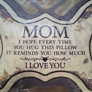 Decorative Pillow with Sentimental Message